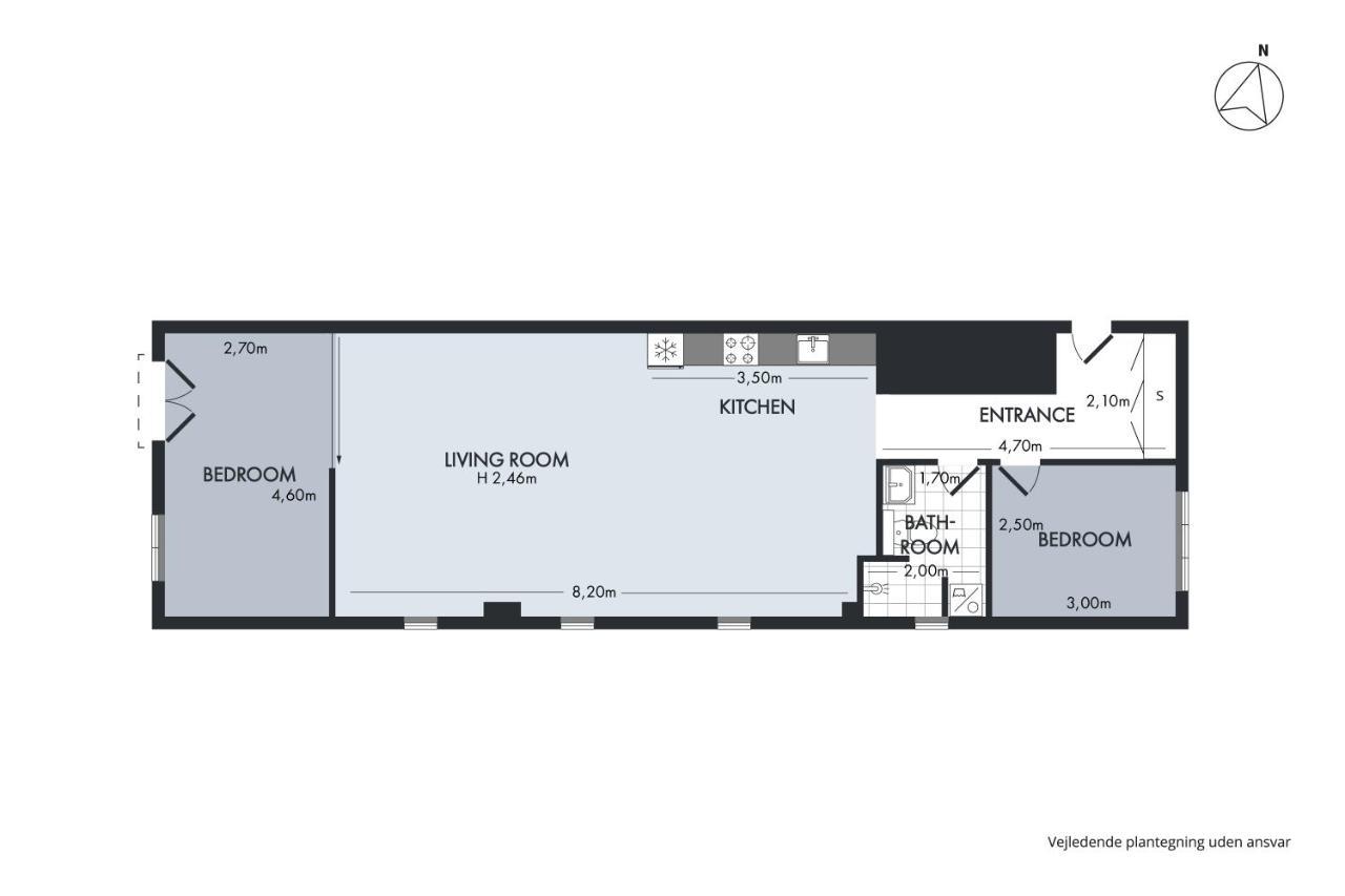 Sanders Haven - Lovely Two-Bedroom Apartment In Historical Copenhague Extérieur photo